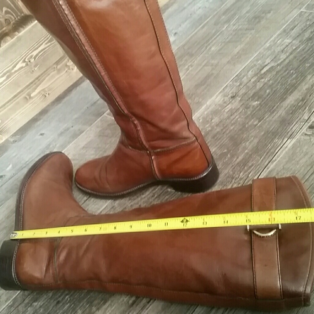 Tory Burch leather  riding  boots - Picture 6 of 8